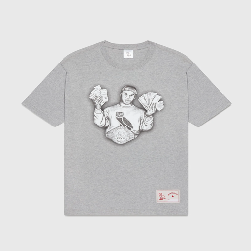 Picture of OVO® / Tyson ‘MONEY MIKE’  t-shirt gray