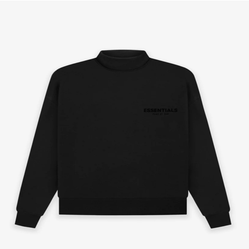 Picture of ESSENTIALS MOCKNECK (oversize)- STRETCH LIMO
